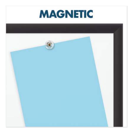 Quartet Classic Porcelain Magnetic Whiteboard, 36 x 24, Black Aluminum Frame (2543B)