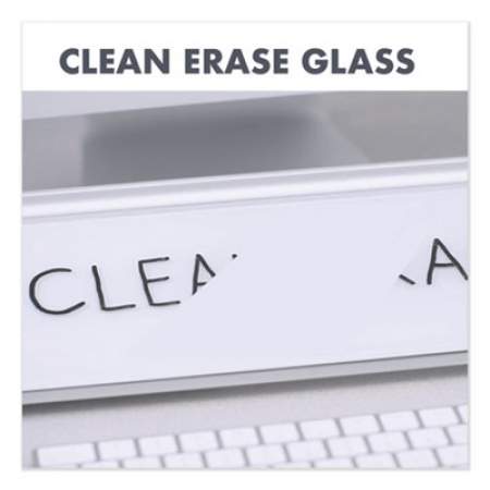Quartet Glass Dry Erase Desktop Computer Pad, 18 x 6, White (GDP186)