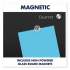 Quartet Infinity Black Glass Magnetic Marker Board, 72 x 48 (G7248B)