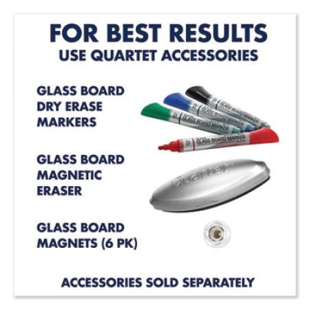 Quartet Infinity Magnetic Glass Marker Board, 72 x 48, White (G7248W)