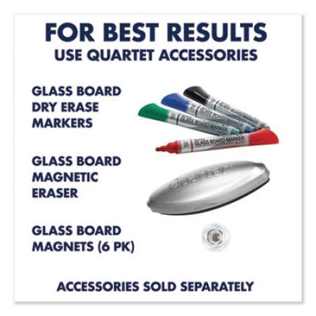 Quartet Infinity Glass Marker Board, Frosted, 24 x 18 (G2418F)