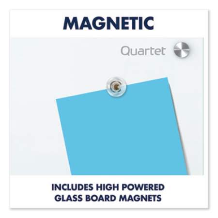 Quartet Infinity Magnetic Glass Marker Board, 96 x 48, White (G9648W)