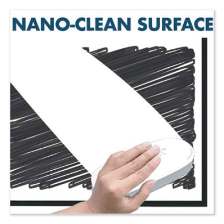 Quartet Fusion Nano-Clean Magnetic Whiteboard, 48 x 36, Black Frame (NA4836FB)