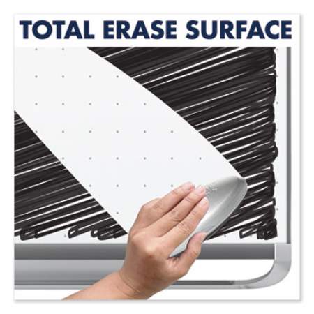 Quartet Prestige 2 Magnetic Total Erase Whiteboard, 48 x 36, Graphite Frame (TEM544G)