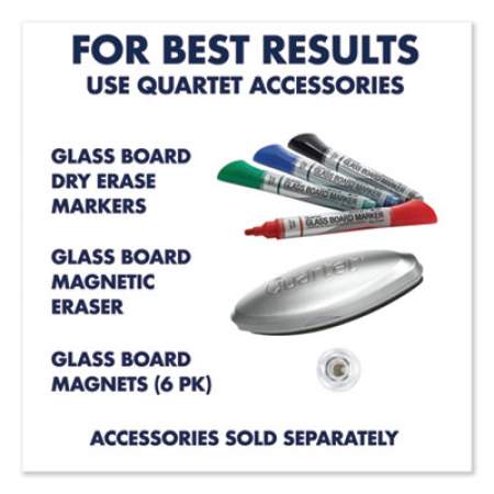 Quartet Infinity Magnetic Glass Calendar Board, 36 x 24 (GC3624F)