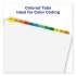 Avery Print and Apply Index Maker Clear Label Dividers, 12 Color Tabs, Letter, 5 Sets (11405)