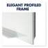 Quartet Element Framed Magnetic Glass Dry-Erase Boards, 50" x 28", Aluminum Frame (G5028E)
