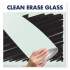 Quartet InvisaMount Magnetic Glass Marker Board, Frameless, 39" x 22", White Surface (G3922IMW)