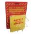 Impact Deluxe Reversible Right-To-Know\Understand SDS Center, 14.5w x 5.2d x 21h, Red/Yellow (799200)