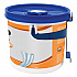 FAST TOWELS Hand Cleaning Towels, 9 x 10, Fresh Citrus, Blue, 130/Bucket, 4 Buckets/Carton (6298)