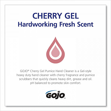 Cherry Gel Pumice Hand Cleaner, Cherry Scent, 1 gal, 2/Carton (235802)