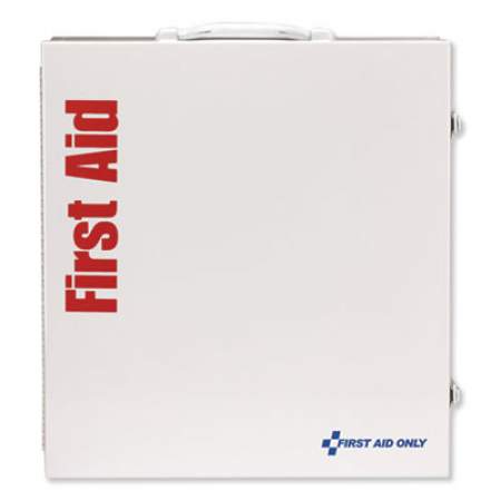 First Aid Only ANSI 2015 Class A+ Type I and II Industrial First Aid Kit 100 People, 676 Pieces, Metal Case (90575)