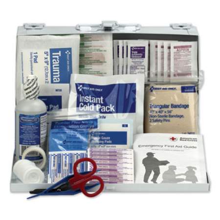 First Aid Only First Aid Kit for 25 People, 104 Pieces, OSHA Compliant, Metal Case (224U)