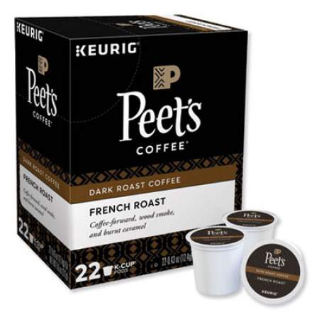 Peet's Coffee & Tea French Roast Coffee K-Cups, 22/Box (6545)