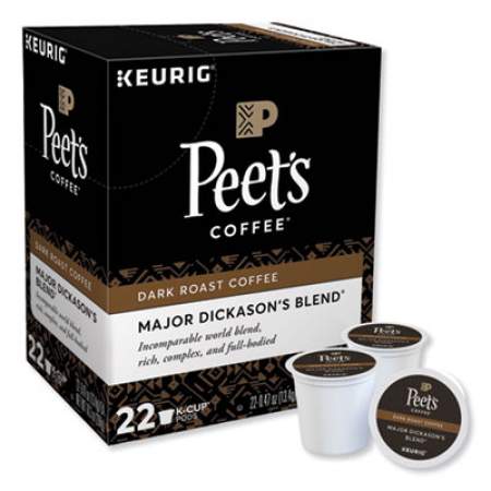 Peet's Coffee & Tea Major Dickason's Blend K-Cups, 22/Box (6547)