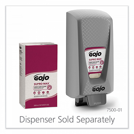 SUPRO MAX Heavy Duty Hand Cleaner, Refill for GOJO PRO TDX Touch-Free Dispenser, Cherry Scent, 5,000 mL, 2/Carton (758202)