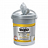 Scrubbing Towels, Hand Cleaning, 2-Ply, 10.5 x 12, Silver/Yellow, 72/Bucket, 6/Carton (639606)