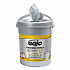 Scrubbing Towels, Hand Cleaning, 2-Ply, 10.5 x 12, Fresh Citrus, Silver/Yellow, 72/Bucket (639606EA)