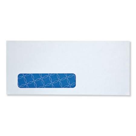 Quality Park Security Envelope, #10, Commercial Flap, Redi-Strip Closure, 4.13 x 9.5, White, 500/Box (90119)