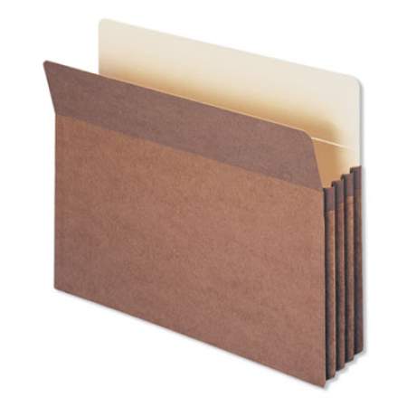 Smead Redrope Drop Front File Pockets, 3.5" Expansion, Letter Size, Redrope, 25/Box (73224)