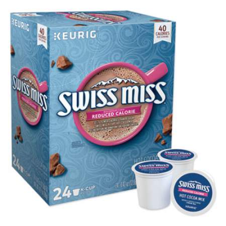 Swiss Miss Milk Chocolate Reduced Calorie Hot Cocoa K-Cups, 22/Box (8525)