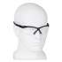 KleenGuard Nemesis Safety Glasses, Black Frame, Clear Lens (25676)