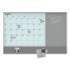 U Brands 3N1 Magnetic Glass Dry Erase Combo Board, 36 x 24, Month View, White Surface and Frame (3197U0001)