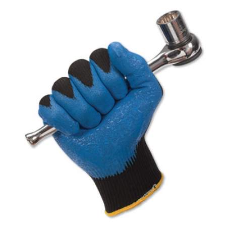 KleenGuard G40 Nitrile Coated Gloves, 240 mm Length, Large/Size 9, Blue, 12 Pairs (40227)