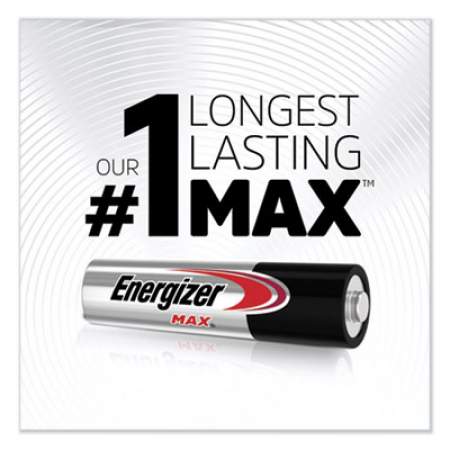 Energizer MAX Alkaline AAA Batteries, 1.5 V, 8/Pack (E92MP8)