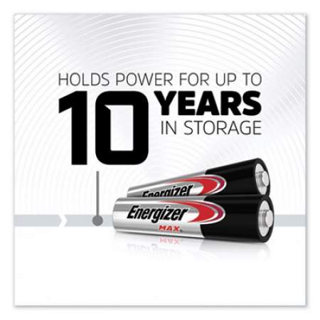 Energizer MAX Alkaline AAA Batteries, 1.5 V, 4/Pack (E92BP4)