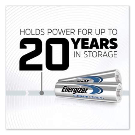 Energizer Ultimate Lithium AAA Batteries, 1.5 V, 8/Pack (L92SBP8)