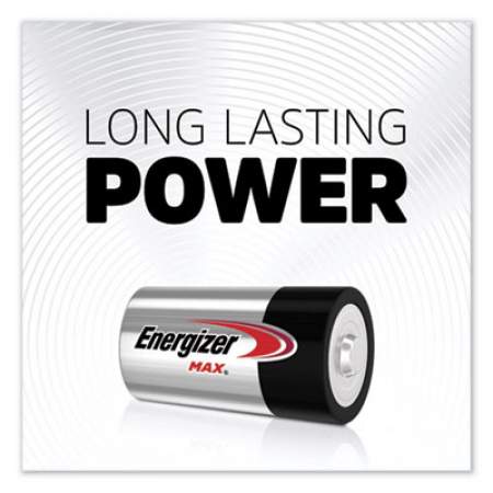 Energizer MAX Alkaline D Batteries, 1.5 V, 2/Pack (E95BP2)