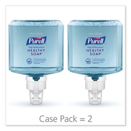 PURELL Healthcare HEALTHY SOAP High Performance Foam ES8 Refill, Fragrance-Free, 1,200 mL, 2/Carton (778502)