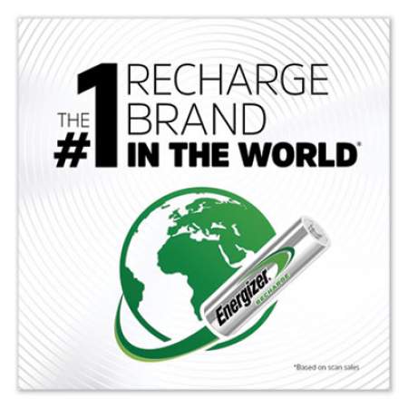 Energizer NiMH Rechargeable AA Batteries, 1.2 V, 8/Pack (NH15BP8)