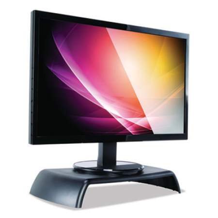 Allsop Ergo Riser Monitor Stand, 16" x 9" x 2.75", Black, Supports 30 lbs (32212)