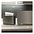 Xpress Countertop Towel Dispenser, 12.68 x 4.56 x 7.92, Stainless Steel/Black (302030)