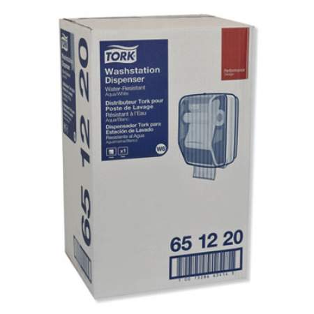Tork Washstation Dispenser, 12.56 x 10.57 x 18.09, Aqua/White (651220)