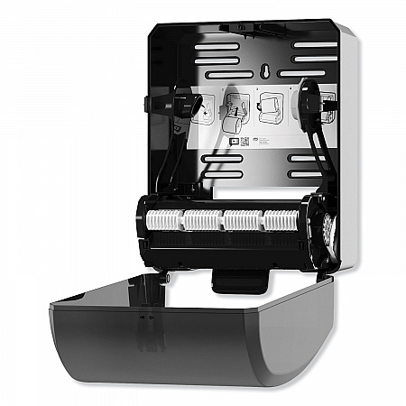 Mechanical Hand Towel Roll Dispenser, H71 System, 12.32 x 9.32 x 15.95, Black (772728)