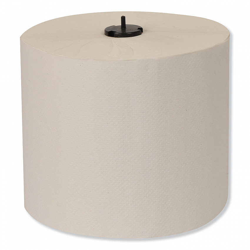 Basic Paper Wiper Roll Towel, 1-Ply, 7.68" x 1,150 ft, White, 4 Rolls/Carton (291370)