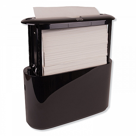 Xpress Countertop Towel Dispenser, 12.68 x 4.56 x 7.92, Black (302028)