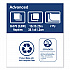 Advanced Dinner Napkins, 2-Ply, 15 x 16.25, White, 375/Pack, 8 Packs/Carton (NP5240C)