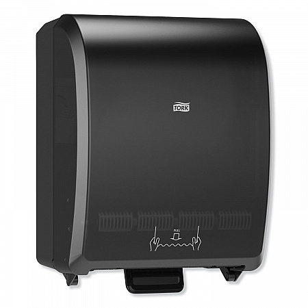 Mechanical Hand Towel Roll Dispenser, H80 System, 12.32 x 9.32 x 15.95, Black (772828)