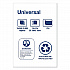 Universal Dinner Napkins, 1-Ply, 15 x 17, Natural Brown, 250/Pack, 12 Pack/Carton (N5186)