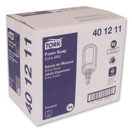 Tork Premium Extra Mild Foam Soap, Unscented, 1 L, 6/Carton (401211)
