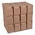 Universal Masterfold Dispenser Napkins, 1-Ply, 13 x 12, Natural, 6,000/Carton (D786E)