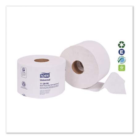 Tork Universal Bath Tissue Roll with OptiCore, Septic Safe, 1-Ply, White, 1755 Sheets/Roll, 36/Carton (112990)