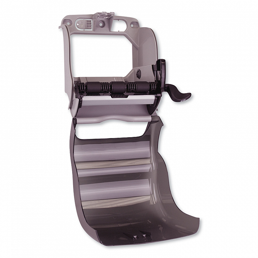 Compact Hand Towel Roll Dispenser, 12.49 x 8.6 x 12.82, Smoke (83TR)