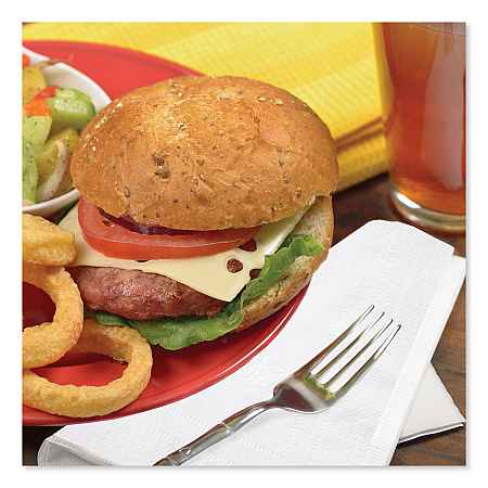Advanced Dinner Napkins, 2-Ply, 15 x 16.25, White, 375/Pack, 8 Packs/Carton (NP5240C)