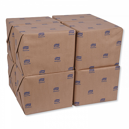 Advanced Dinner Napkins, 2-Ply, 15 x 16.25, White, 375/Pack, 8 Packs/Carton (NP5240C)