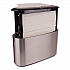 Xpress Countertop Towel Dispenser, 12.68 x 4.56 x 7.92, Stainless Steel/Black (302030)